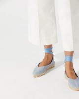 Jigsaw EMPORDA ANKLE TIE ESPADRILLE / blue espadrilles