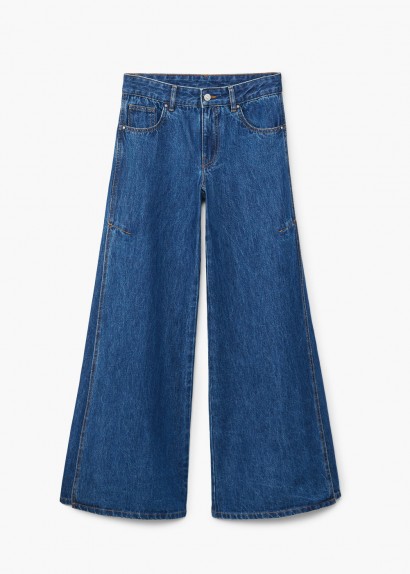 MANGO Flared Elephant jeans | extreme denim flares | cropped leg