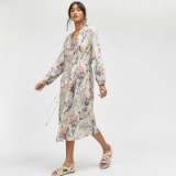 WAREHOUSE TOILE DE JOUR VOILE MIDI / spring boho dresses