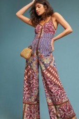 Bhanuni by Jyoti Blythe Printed Jumpsuit | wide leg mixed print jumpsuits