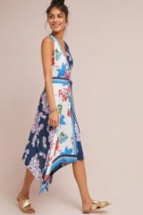 Maeve Botanica Wrap Dress | floral handkerchief hem spring dresses