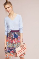 Maeve Mendes Tiered Skirt | multicoloured floral skirts