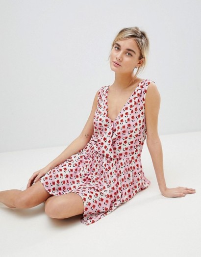 Paul & Joe Sister Retro Floral Dress – pink summer dresses