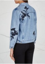 SAMSØE & SAMSØE Jayda embroidered denim jacket ~ floral jackets