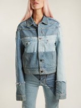 VETEMENTS X Levi’s reworked denim jacket ~ panelled vintage-denim jackets