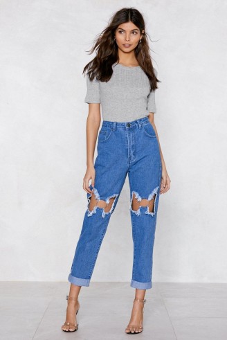 N asty Gal You Better Ring Me O-Ring Jeans | cut-our denim