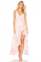 Schutz MEADOW MAXI DRESS Wall Flower / floral asymmetric ruffle dresses