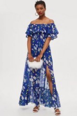 Topshop Bardot Maxi Dress | off the shoulder | boho