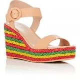 BARNEYS NEW YORK Platform Wedge Sandals ~ summer wedges