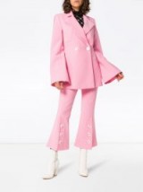 ELLERY Calling Card wool blend blazer jacket ~ oversized flared sleeves