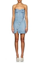 JEAN ATELIER Claudia Denim Bustier Dress ~ strapless dresses