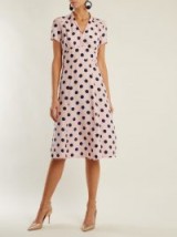 HVN Morgan polka-dot silk dress | vintage style summer event frocks | wedding guest outfit