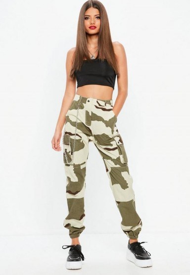 Missguided Camo Trouser With Chain | ASOS