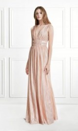 Rachel Zoe Madison Metallic Jersey Gown ~ gathered event gowns