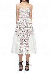 $237.15 Self Portrait Azaelea Dress White