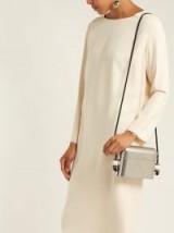 THE ROW Evening Case clutch ~ silver aluminium box bag