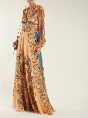 ETRO Jasper paisley silk dress ~ statement event wear