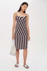 Topshop Mix Stripe Slip Dress | summer cami frock