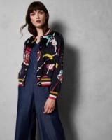 TED BAKER YAVIS Printed bomber jacket – love florals