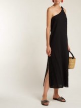 MARA HOFFMAN Camilla organic-cotton one-shoulder dress ~ effortless summer style