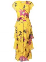 ETRO floral wrap ruffled dress / garden parties