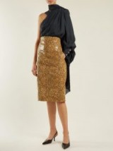 HILLIER BARTLEY Faux-python pencil skirt ~ reptile prints