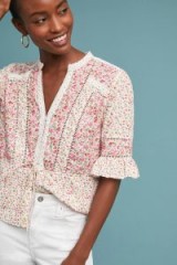 Ranna Gill Nicole Printed Blouse / pretty floral tops