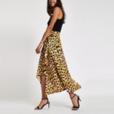 River Island Pink leopard print tie waist asymmetric skirt | animal prints