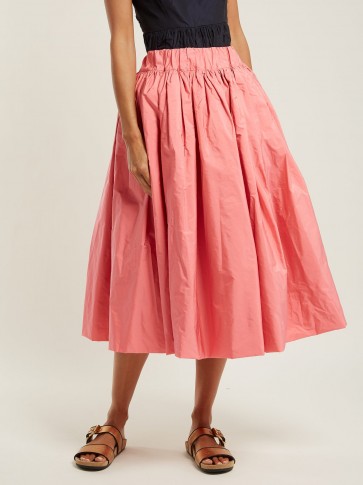 MOLLY GODDARD Queenie pink taffeta skirt ~ feminine style