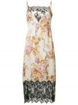 CHRISTOPHER KANE valence cami dress | luxe lace trim floral slip