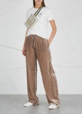 REPLAY Mushroom velour sweatpants ~ slinky casual pants