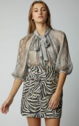 Zimmermann Corsage Fluted Blouse ~ pussy bow blouses