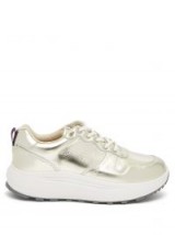 EYTYS Jet metallic leather trainers ~ gold-tone sneakers