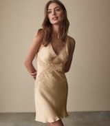 REISS KATHERINA LACE CHEMISE CHAMPAGNE ~ luxe sleepwear ~ loungewear