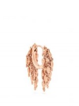 MARIA TASH 18kt rose-gold chain-tassel single earring ~ delicate luxe jewellery