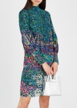 MARY KATRANTZOU Elsie printed silk dress ~ multicoloured shift