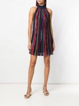 MISSONI multicoloured halterneck shift dress