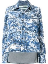 OFF-WHITE Tapestry shirt – blue & white prints