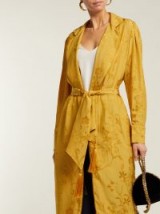 JOHANNA ORTIZ Unusual Romance yellow floral-jacquard robe