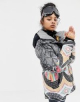 Roxy Frozen Flow Jacket in Multi Print | warms and stylish winter jackets