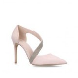 CARVELA ARTEMIDIS Nude Embellished Stiletto Heeled Courts ~ asymmetric party heels