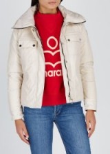 BELSTAFF Boughman hooded cream shell jacket