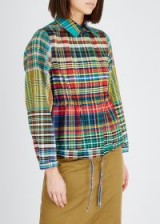 DRIES VAN NOTEN Varella checked cotton jacket ~ multicoloured checks