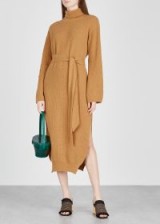 NANUSHKA Canaan camel wool-blend dress ~ light-brown sweater dresses