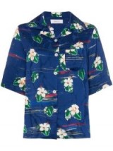 RACIL tony hawaiian shirt in blue / floral shirts