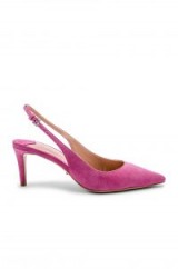 Tony Bianco Gypsy Pink Suede Heel ~ chic slingbacks