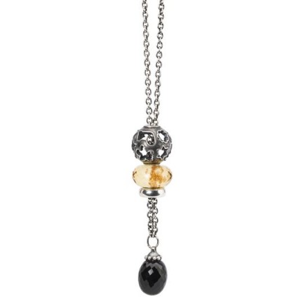 TROLLBEADS Holiday Spirits Necklace | glass & gemstone beaded jewellery