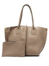 CHLOÉ Vick grey leather tote