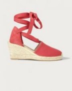 JIGSAW GEORGIA ANKLE TIE ESPADRILLE IN TERRACOTTA / strappy summer wedges