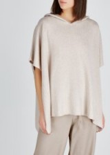 HAWICO Hindscarth taupe cashmere poncho ~ luxe ponchos